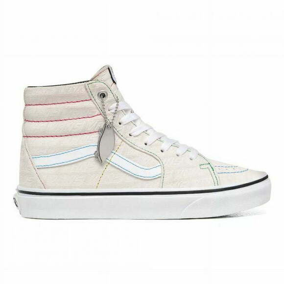 Vans Unisex Adult Emboss High-top Sneakers M4W5.5 Color White Suede